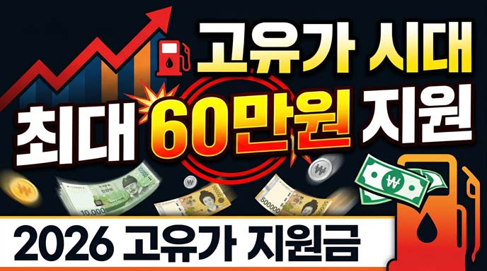 2026 고유가 지원금 신청 총정리 (최대 60만원 받는 방법) 5 2026 고유가 지원금 신청 총정리 (최대 60만원 받는 방법)